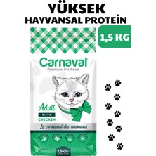 Carnaval Premium Cat Adult Gourmet Renkli Taneli Yetişkin Kedi Maması 1,5 kg