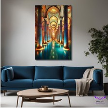 Abart Art Tekli Dikey Kanvas Istanbul Yerebatan Sarnıcı Tasarımı
