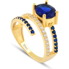 Karosh Safir Zirconia Taşlı Harmonic Twist Yüzük