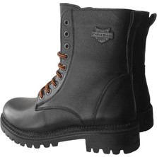 Castle Black 90006-1 Günlük Deri Kadın Postal Bot