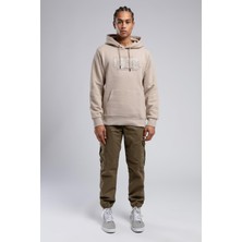 Lee Cooper Samu Normal Bel Rahat Kesim Bilekte Lastikli Paça Haki Erkek Pantolon
