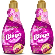 Bingo Soft Konsantre Çamaşır Yumuşatıcısı Begonvil 1440 ml x 2 Adet