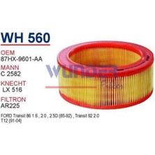 Wunder WH560 Hava Filtresi Ford Transit T12