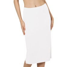 Özkan Kadın Viskon Diz Altı Uzun Astar Jüpon Kombinezon