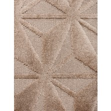 Veja Home Las Vegas Modern Salon Halısı Mutfak Halısı Yolluk Yumuşak Tozumaz Kahve Bej Halı L-06