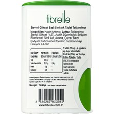 Fibrelle Stevia Tablet Tatlandıcı 500 Tablet