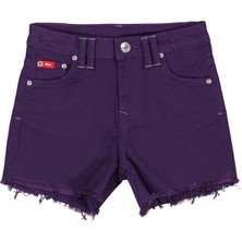Lee Cooper Pika 1 Kız Çocuk Şort Mor