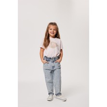 Lee Cooper Lastikli Bel Açık Mavi Kadın Denim Pantolon 232 Lcg 121004 Bella Lıght Blue