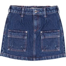 Lee Cooper Celine Kız Çocuk Jean Etek Siyah