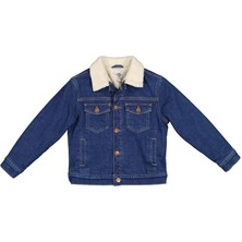 Lee Cooper Jasper Erkek Çocuk Kürklü Ceket Denim