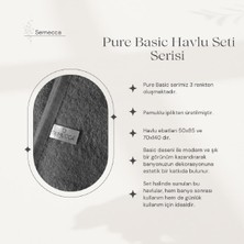 Semecca Pure Basic  Pamuk Havlu Seti 50 x 85 70 x 140