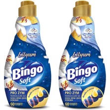 Bingo Soft Konsantre Çamaşır Yumuşatıcısı Lilyum 1440 ml x 2 Adet