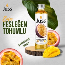 Juss Fesleğen Tohumlu Çarkıfelek Mango Aromalı Meyve Suyu 6'lı 250 ML