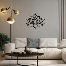 Artopia Lotus - Mandala Lotus Metal Duvar Dekoru -  Dekoratif Tablo - Ev ve Ofis Duvar Dekorları