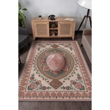 Homshtag Pembe Kuvars Taşı Halısı Pembe Renkli Aura Taşı Enerji Spiritüel Temalı Modern Halı