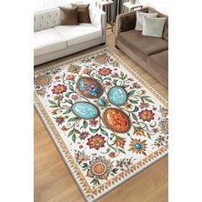 Homshtag Opal Taşı Halısı Soft Renkli Enerji Taşı Figürlü Halı Spiritüel Temalı Modern Halı