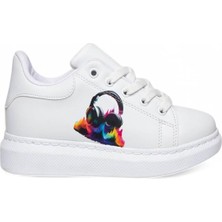 Celira Mdl Beyaz Günlük Kız Çocuk Sneaker Spor Ayakkabı