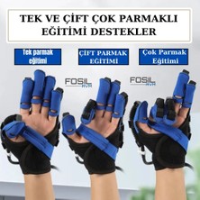 FosilTech Hasta Için Inme Hemipleji Parmak Rehabilitasyon Eğitim Robot Eldiven Parmak El Egzersiz Fizik Tedavi