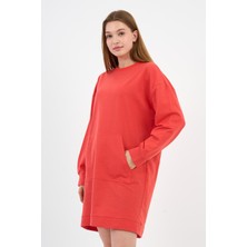 Alexander Gardi Kadın Kanguru Cepli Oversize Tunik (B24-00225)