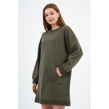 Alexander Gardi Kadın Kanguru Cepli Oversize Tunik (B24-00225)
