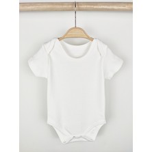 OMY Kısa Kollu  Pamuk Bebek&çocuk Body Bisiklet Yaka Basic  Body&zıbın
