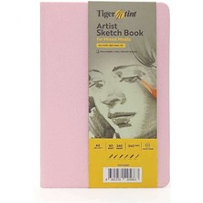 Tigertint Sert Kapak Eskiz Defteri 140 G A5 80 Yaprak Şeker Pembe 100140527