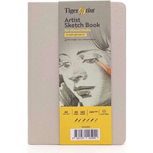 Tigertint Sert Kapak Eskiz Defteri 140 G A5 80 Yaprak Bej 100140531