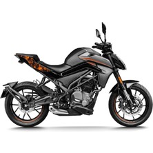 Cfmoto NK250 2023-2025 Arka Kuyruk Set Duman Turuncu Kaplama