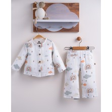 Müslin Bebek Pijama %100 Pamuk Oeko Tex Sertifikalı Terletmez Tahriş Etmez