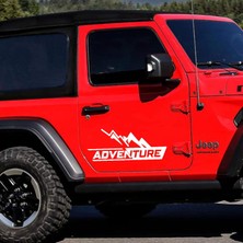 Adventure Off Road Kamp 4x4 Sticker Araba Oto Motosiklet Karavan Etiket 02113