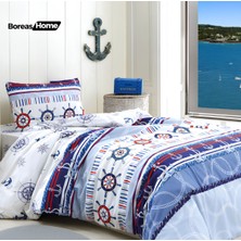 Boreas Home Denizci Dümen |  Tek Kişilik Nevresim Seti | Çarşafsız