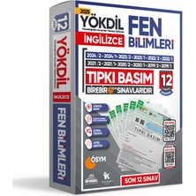 2025 Yökdil Ingilizce Fen Bilimleri Ösym Çıkmış Soru Tıpkı Basım Deneme Paketi 12LI Türkiye Geneli