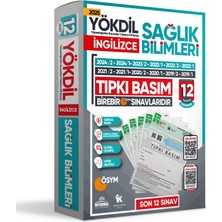 2025 Yökdil Ingilizce Sağlık Bilimleri Ösym Çıkmış Soru Tıpkı Basım Paket Deneme 12LI Türkiye Geneli