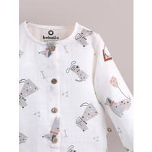 Müslin Bebek Pijama %100 Pamuk Oeko Tex Sertifikalı Terletmez Tahriş Etmez