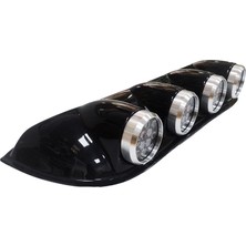 Space Offroad sis lambası yuvarlak siyah 12x4 led 12-24v set /LASS243