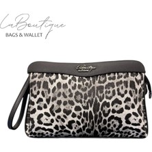 La Boutique Lb Çanta - 6012 - Leopar Gri