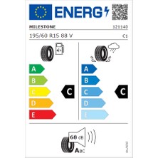 Milestone 195/60 R15 88V Carmile Oto Yaz Lastiği (Üretim Yılı : 2025)