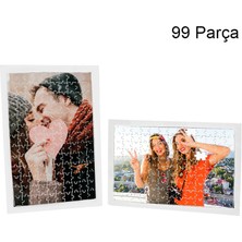 Dekormas Kişiye Özel Fotoğraflı Yapboz Puzzle - 99 Parça A4 Resimli Pazıl Yapboz Sevgili