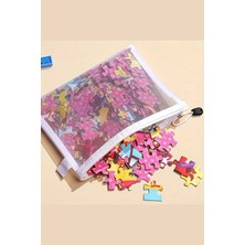 Fermuarlı File Saklama Çantası  Puzzle  Çantası Organizatör Torbası Oyuncak Çantası Sepeti 10 Adet