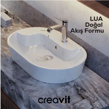 Creavit Lua Krom Şelale Lavabo Bataryası LU1500