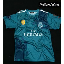 2017/18 Cristiano Ronaldo Turkuaz Mavisi Kısa Kol Yetişkin Forma(Turkuaz) 45..