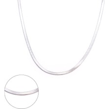 FerizZ 316L Çelik Yassı İtalyan Unisex 60 cm 3mm  Zincir ZN-234