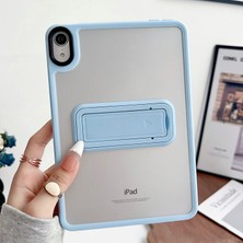 Five-E Apple iPad Air 5 10.9 Inc (2022) Uyumlu Yatay Stand Olabilen Antishock Köşe ve Kamera Korumalı Arka Yüzeyi Mat Threxi Kılıf A2588 A2589 A2591