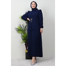 Giza Store Fiyonk Taşlı Takım Siyah