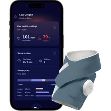 Owlet Smart Sock / Akıllı Çorap Gece Mavisi