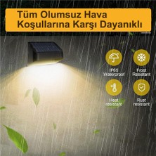 Greentech Güneş Enerjili 8 Renk Geçişli Duvar Aydınlatma (4 Adet) / GT-SL16