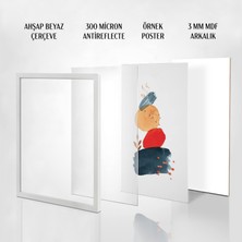 DecoLife 4'lü A4 Çerçeve, Belge Çerçevesi, Diploma, Sertifika, Fotoğraf Çerçevesi, Resim Çerçevesi, 21 x 30