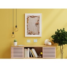 DecoLife 4'lü A4 Çerçeve, Belge Çerçevesi, Diploma, Sertifika, Fotoğraf Çerçevesi, Resim Çerçevesi, 21 x 30