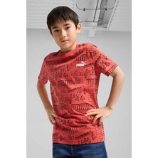 Puma MID90S Aop Tee B Kiremit Erkek Çocuk Kısa Kol T-Shirt