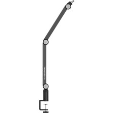 Thronmax S2 Caster Boom Stand Siyah 3m Xlr 360° Ayarlanabilir Kablo Klipsli Mikrofon Standı